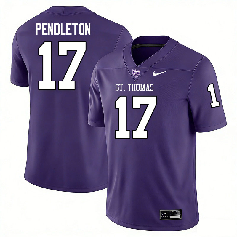 St. Thomas-Minnesota Tommies #17 Jordan Pendleton College Football Jerseys,Uniforms-Purple